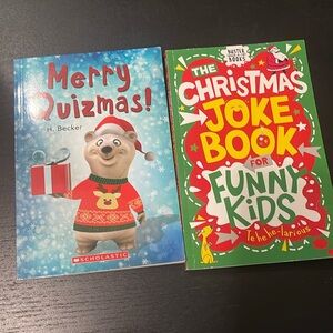 Christmas joke and quiz books